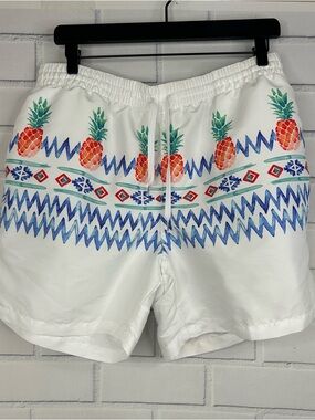 Chubbies Men’s Pineapple Aztec Swim Trunks size Extra large